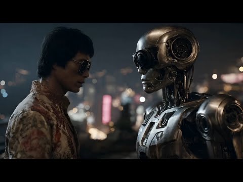 Bruce Lee vs. Cyborg 🤖 (AI Fight Scene similar to Tekken)