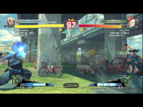 SSF4 AE 2012 ViperGoomba (Gouken) vs Kay_Kim (Cammy) *2 Matches HD* [SSF4 PSN Club]