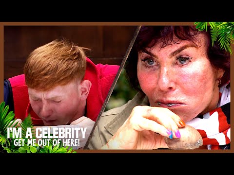 Ruby Wax & Angry Ginge gag through their eating Trial | I'm A Celebrity... Get Me Out of Here! 2025