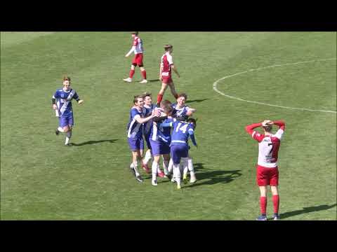 Strzał zza połowy i gol. Kuriozalna bramka z meczu Jeziorak Iława - ŁKS 1926 Łomża 3:2 (0:1) MLJ u19