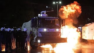 Arnavutluk’un başkentinde muhalefet protestosunda çatışmalar çıktı
