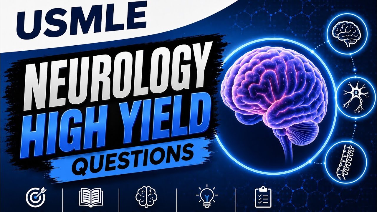🔥 NEUROLOGY STEP 1 | 🤯مستعد لأذكى سؤال بالأعصاب؟
