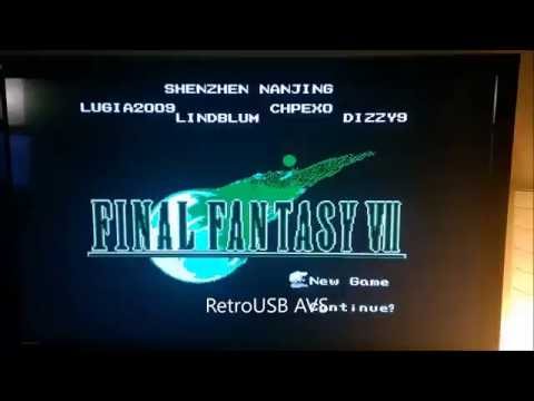 RetroUSB AVS vs Super Retro Trio vs NES - Running Final Fantasy 7 demake