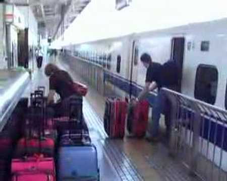 Narara Valley High School Band Loading the Bullett train