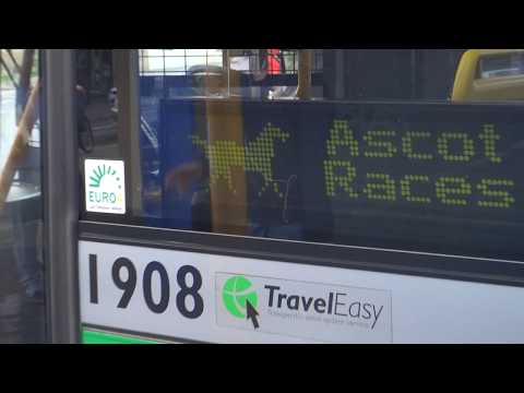 Mercedes-Benz OC500LE CNG (12.3m) - Departing from Traffic Stop (Transperth, Ascot Races Shuttle)