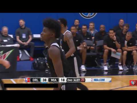 Jonathan Isaac (melhores momentos) VS Heat - 15 Pts, 13 Reb - NBA Summer league - 02/07/2017