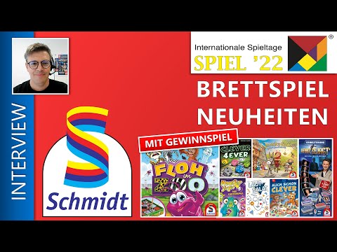 SPIEL 22 Neuheiten + Gewinn/Schmidt Spiele Brettspiele Vorschau Spielmesse SPIEL 2022 in Essen