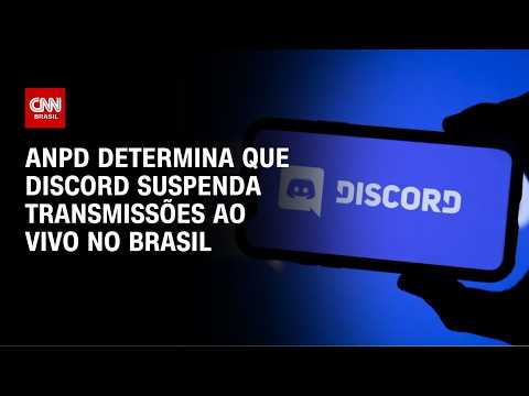 ANPD suspende transmissões ao vivo do Discord | LIVE CNN