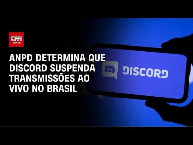 ANPD suspende transmissões ao vivo do Discord | LIVE CNN