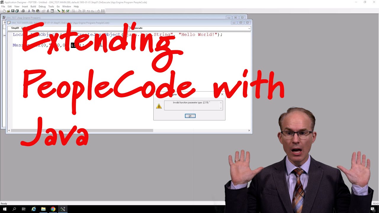 Extending PeopleCode with Java!