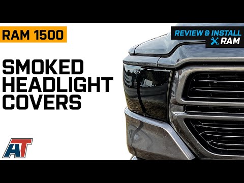 2019-2022 RAM 1500 Smoked Headlight Covers Review & Install