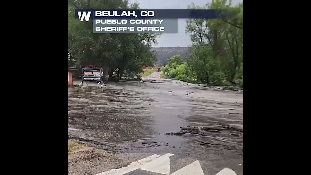 Burn scar from Aspen Acres Fire triggers massive debris flows in Beulah, Colorado