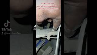 2009 toyota rav 4 rear left wheel speed sensor replacement