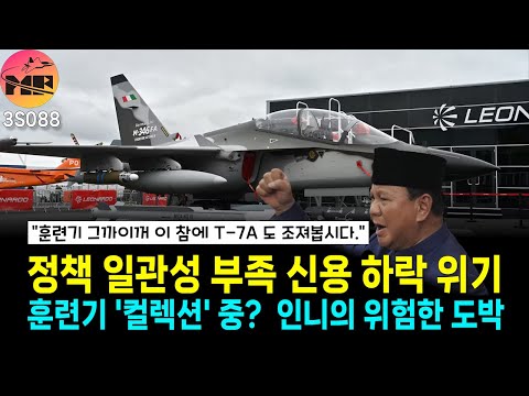 인니, 정책 일관성 부족 신용 등급 하락 중 일관성 없는 훈련기 컬렉션