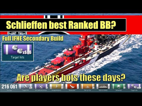 Schlieffen best battleship for ranked? | are players bots? | World of Warships