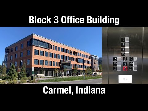 Schindler 5500 Traction Elevators/Lifts - Block 3 Office Building - Carmel, Indiana
