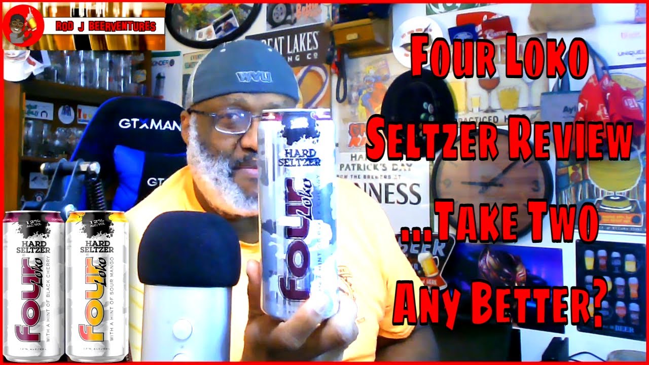 Rod J BeerVentures | Four Loko Black Cherry Hard Seltzer Review (12% ABV)