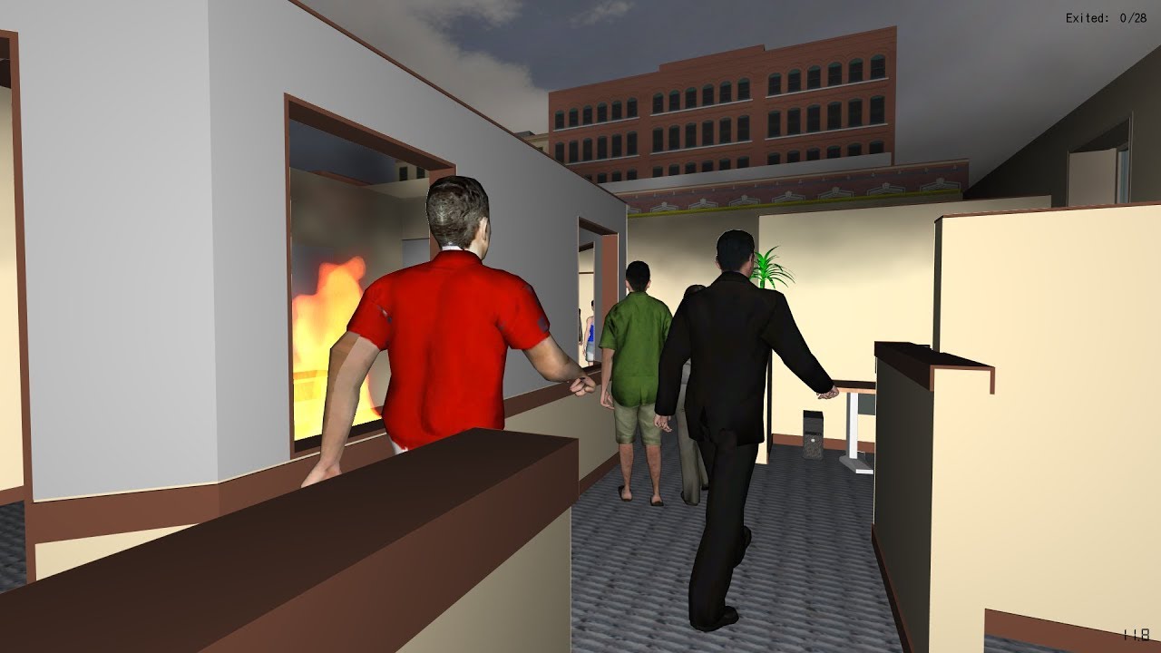 Coupling PyroSim and Pathfinder