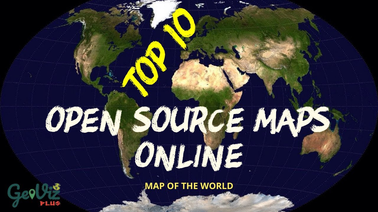 Map of the World 🌍 Top 10 Open Source Maps Online for Free #maps