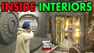 GTA 5线上模式中我们可以进入的秘密开放式内部空间！