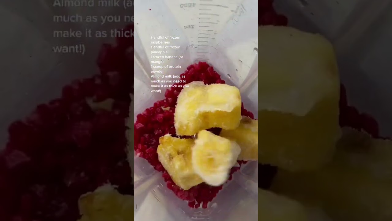 Raspberry Pineapple Smoothie