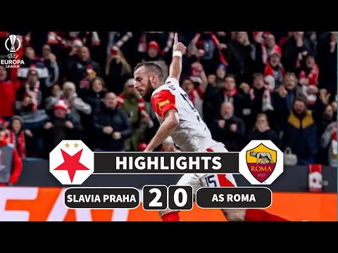 Slavia Praha vs Roma | 2-0 | Highlights | UEFA Europa League 2023/24