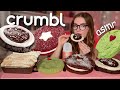 ASMR Holiday Crumbl Cookie Taste Test Mukbang