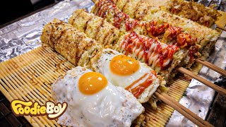Japanese Style Egg Roll Pancake Making! - Thai Street Food