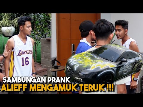 SAMBUNGAN PRANK SPRAY AUDI TT ALIEFF IRFAN !!! ALIEFF MENG4MUK TERUK !!!