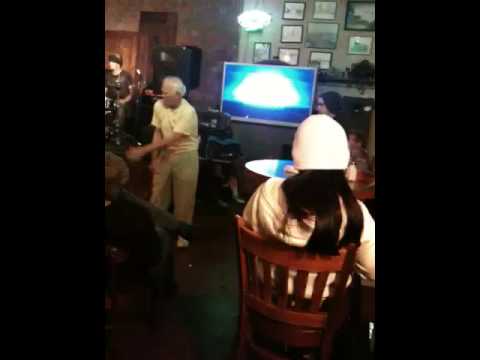 Old guy rocks out