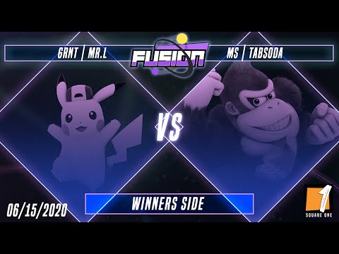 Fusion.EXE #27 - GRNT | Mr. L (Pikachu) Vs. MS | TabSoda (Donkey Kong/Pacman) - Winners Side - SSBU