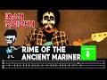 IRON MAIDEN Rime Of The Ancient Mariner Cover By Cesar LESSON BASS TAB