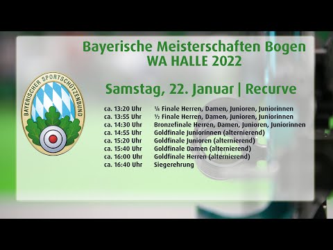 BM Bogen Halle Recurve, Sa. 22.1.22