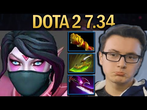 Templar Assassin Dota 2 7.34 Gameplay Miracle with MKB - Silveredge