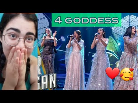🥰Tiara & Raisa & Lyodra & Isyana: Anganku Anganku - Konser Kemenangan (Indonesian Idol) Reaction