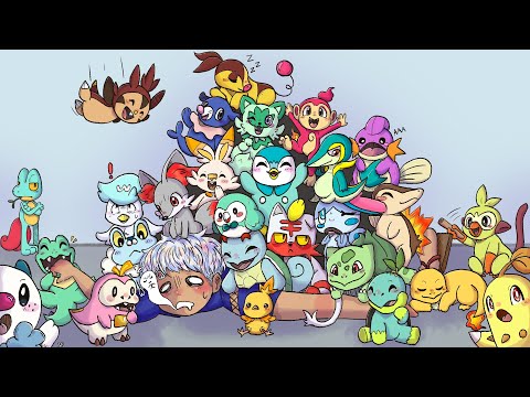 I Caught EVERY Shiny Starter Pokemon: The Movie