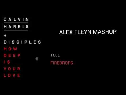 Calvin Harris & Disciples vs Feel - How Deep Is Your Love vs Firedrops  (Alex Fleyn Mashup)