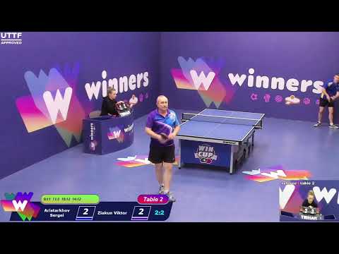 WINners CUP table 2  07.02 Aristarkhov Sergei - Ziakun Viktor   18:30