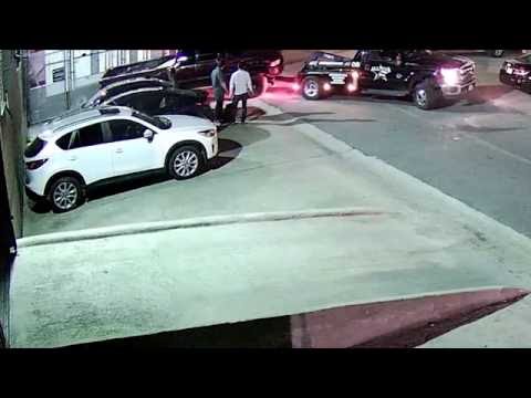 Lifted Dodge Ram truck gets towed from no parking zone