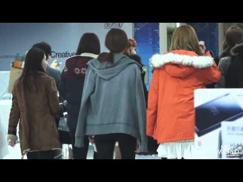 130203 용산 팬사인회 나인뮤지스 현아 퇴근 직캠