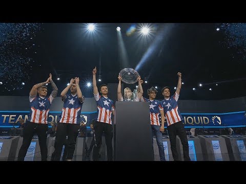 Team Liquid CS:GO winning moment at IEM Chicago 2019