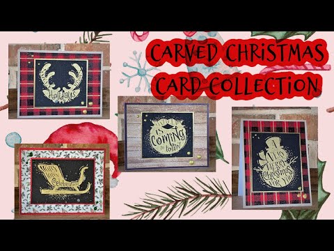 Carved Christmas Card Set | Quick & Easy