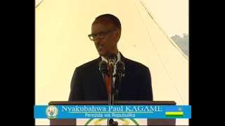 President Kagame addressing residents of Kinyinya during 19th Liberation Day.-Rwanda, 4 July 2013