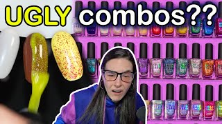 These are the UGLIEST Holo Taco combos (do not try)👹💅