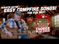 Easy Campfire Songs On Acoustic Guitar Part 1 Chords On Screen