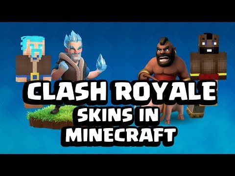 AndyDrewXP - CLASH ROYALE SKINS IN MINECRAFT!!