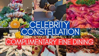 CELEBRITY CONSTELLATION Buffet to Fine Dining! Celebrity Cruises Food Review 2025