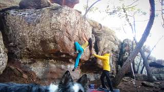 Video thumbnail of La regleta fantasma, 7a (sit). Albarracín