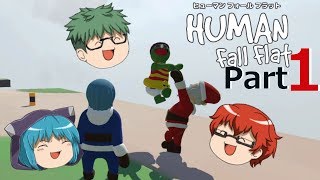 【Human Fall Flat】軟体動物が茶を噴出させる part1【ゆっくり実況】