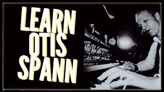 How to play Otis Spann blues piano licks